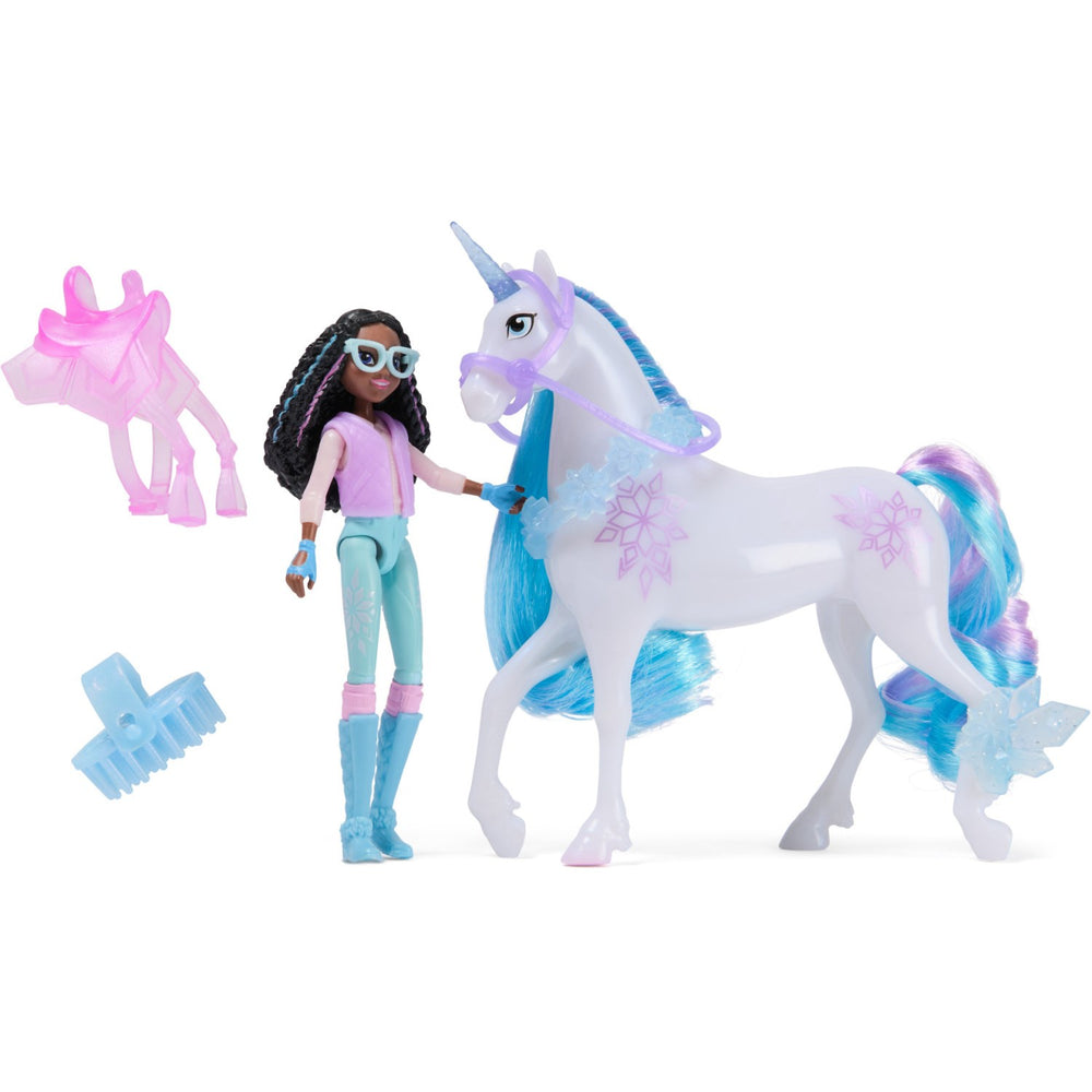 Køb Unicorn Academy Uca Dukke & Enhjørning V2 Layla & Glacier