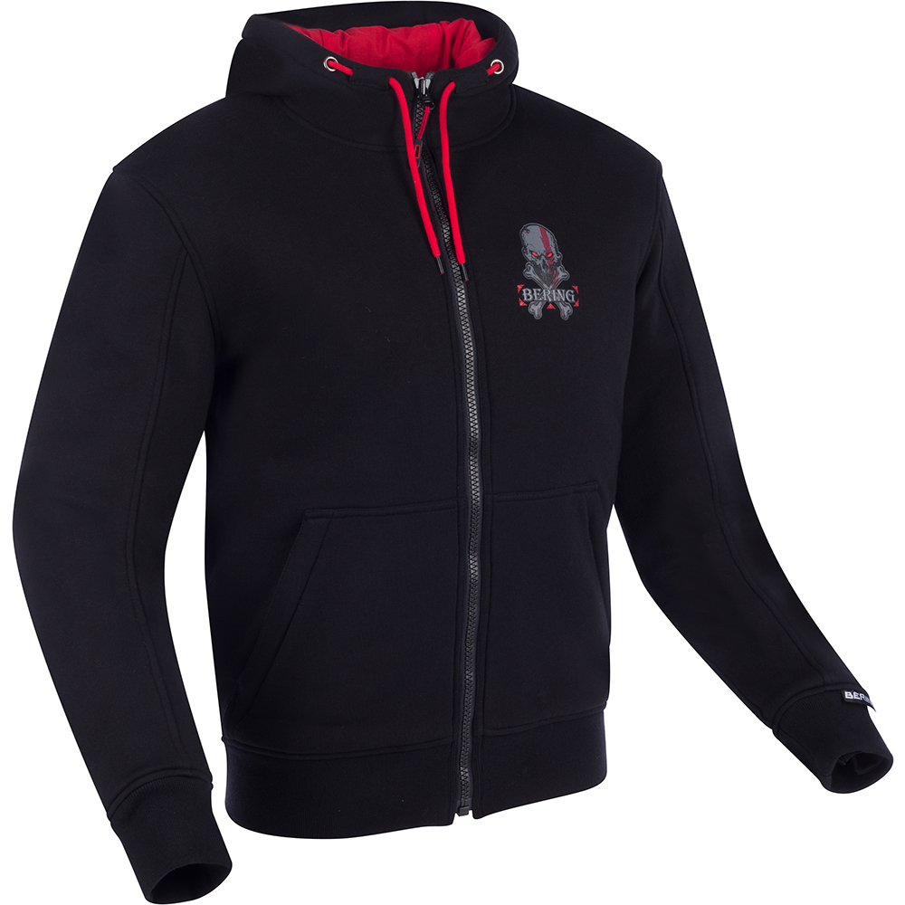 Bering - Sweat Hoodiz 2 Noir / Rouge fluo