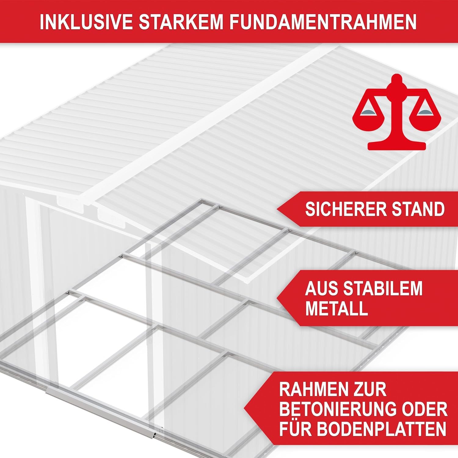 Premium Metall Gerätehaus mit Fundament & Schiebetür – Geräteschuppen Gartenhaus Metallgerätehaus in anthrazit – 3 Größen zur Wahl (8m2)