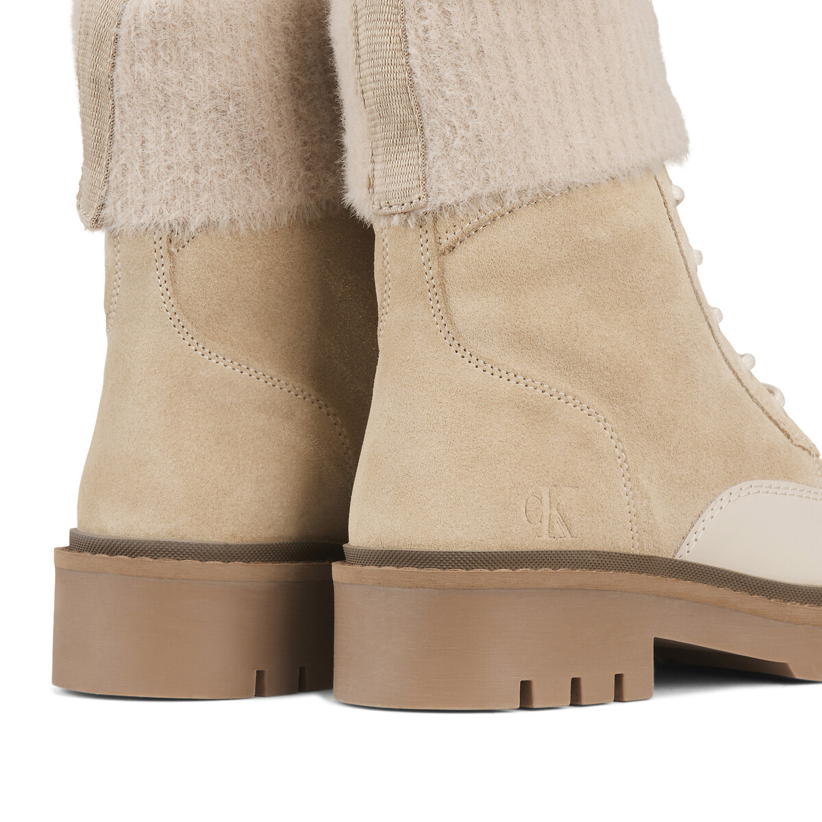 CALVIN KLEIN JEANS<br>Botas de combate em camurça