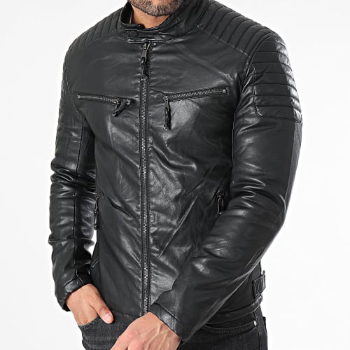 Veste Biker Noir