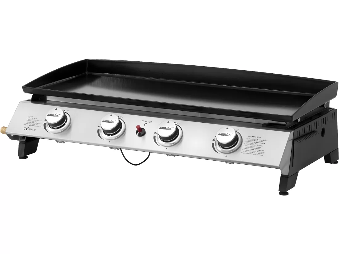 Plancha gaz 4 brûleurs 