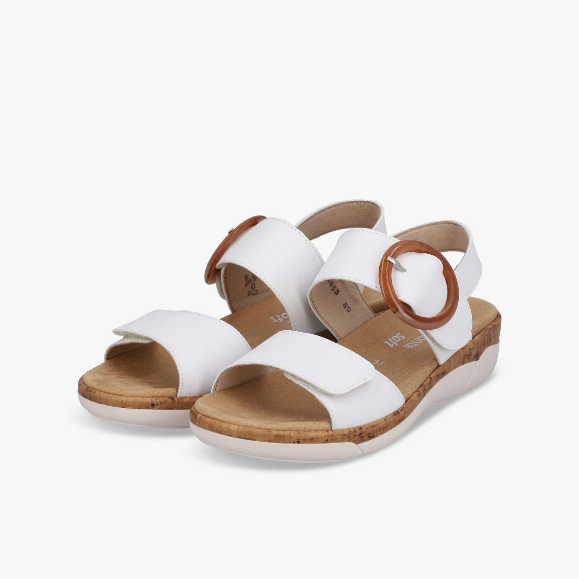 remonte Damen Sandalen weiß