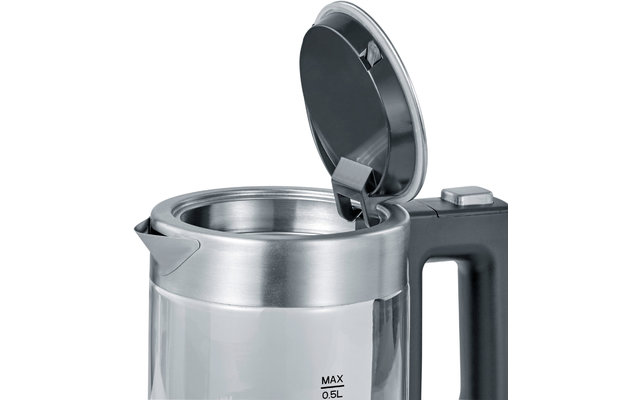 Severin WK 3472 Mini Glas-Wasserkocher 1.100 W 500 ml