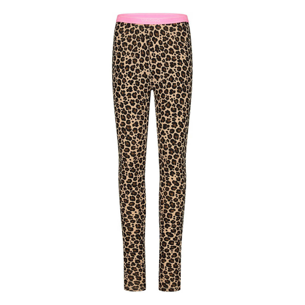 Vingino pyjama WIlAH met all over print roze/camel