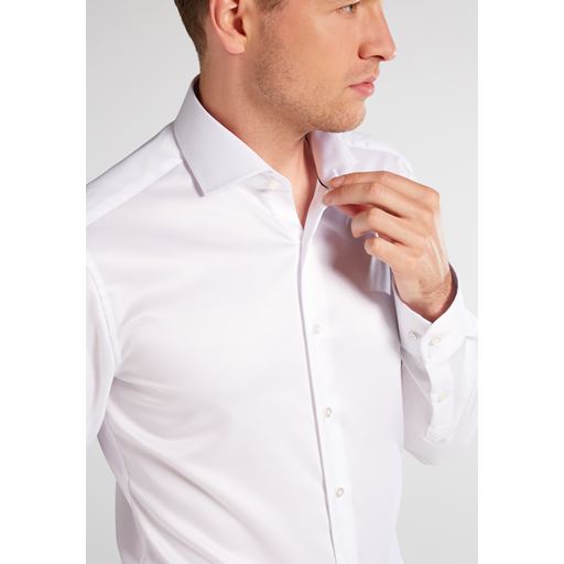 Eterna Luxury Slim Fit Skjorte, Hvid, 42