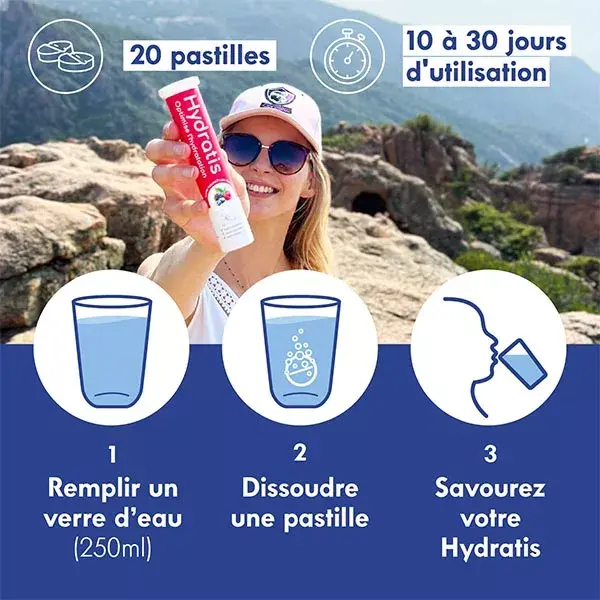 Pastilhas Hydratis Frutas Silvestres 20 unidades