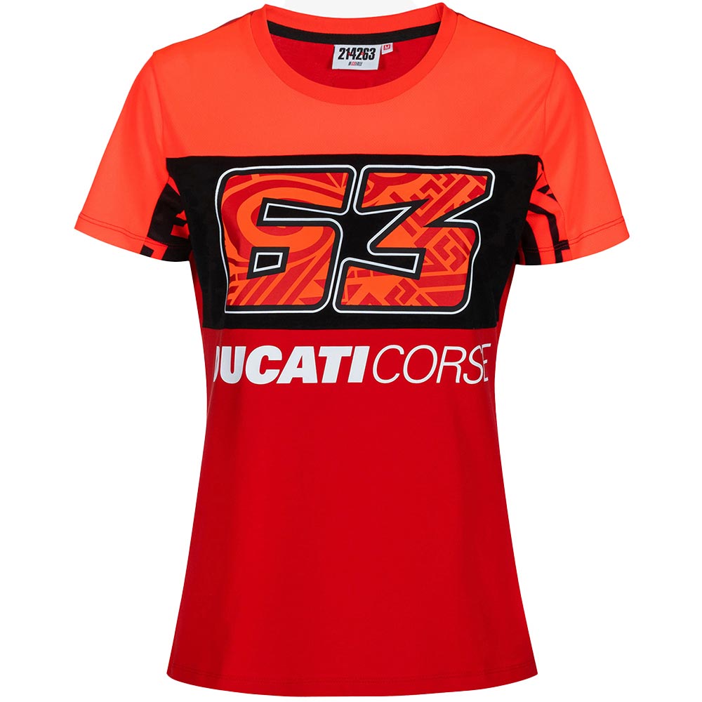 ducati - T-shirt femme Bagnaia Red Rouge / Noir