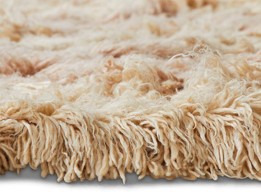 HKLIVING   Fluffy Square Vloerkleed