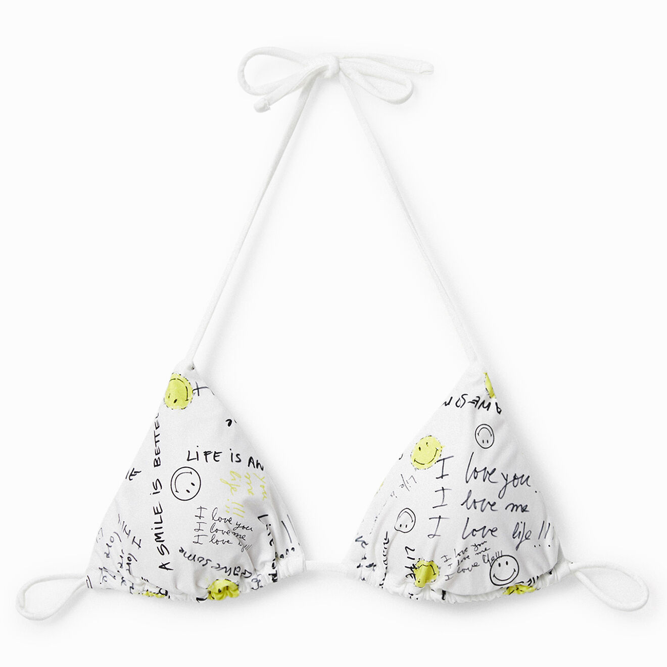 Desigual Haut de maillot de bain Maxine blanc