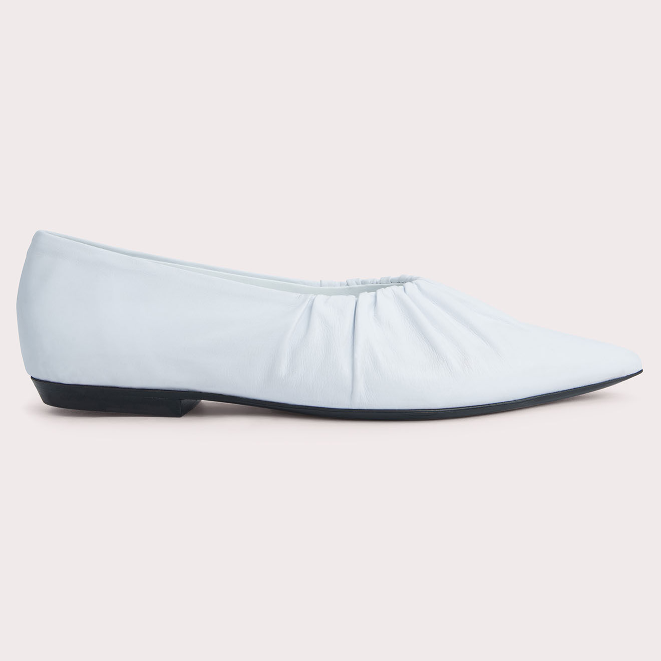 By Far Ballerines en Cuir Regina blanches