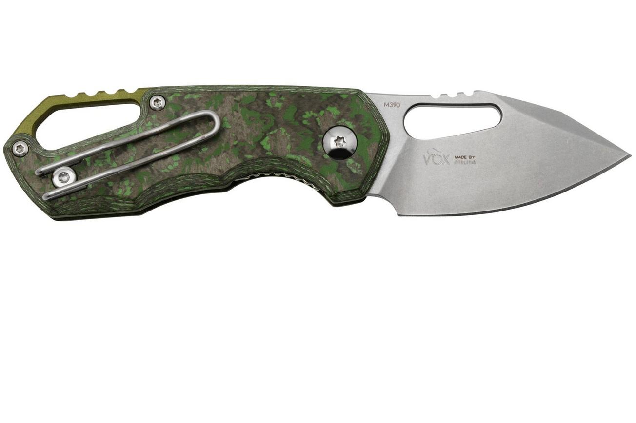 MKM Isonzo FX03-3CJ Clip Point Stonewashed, Jungle Wear Carbon Fiber zakmes, Jesper Voxnaes design