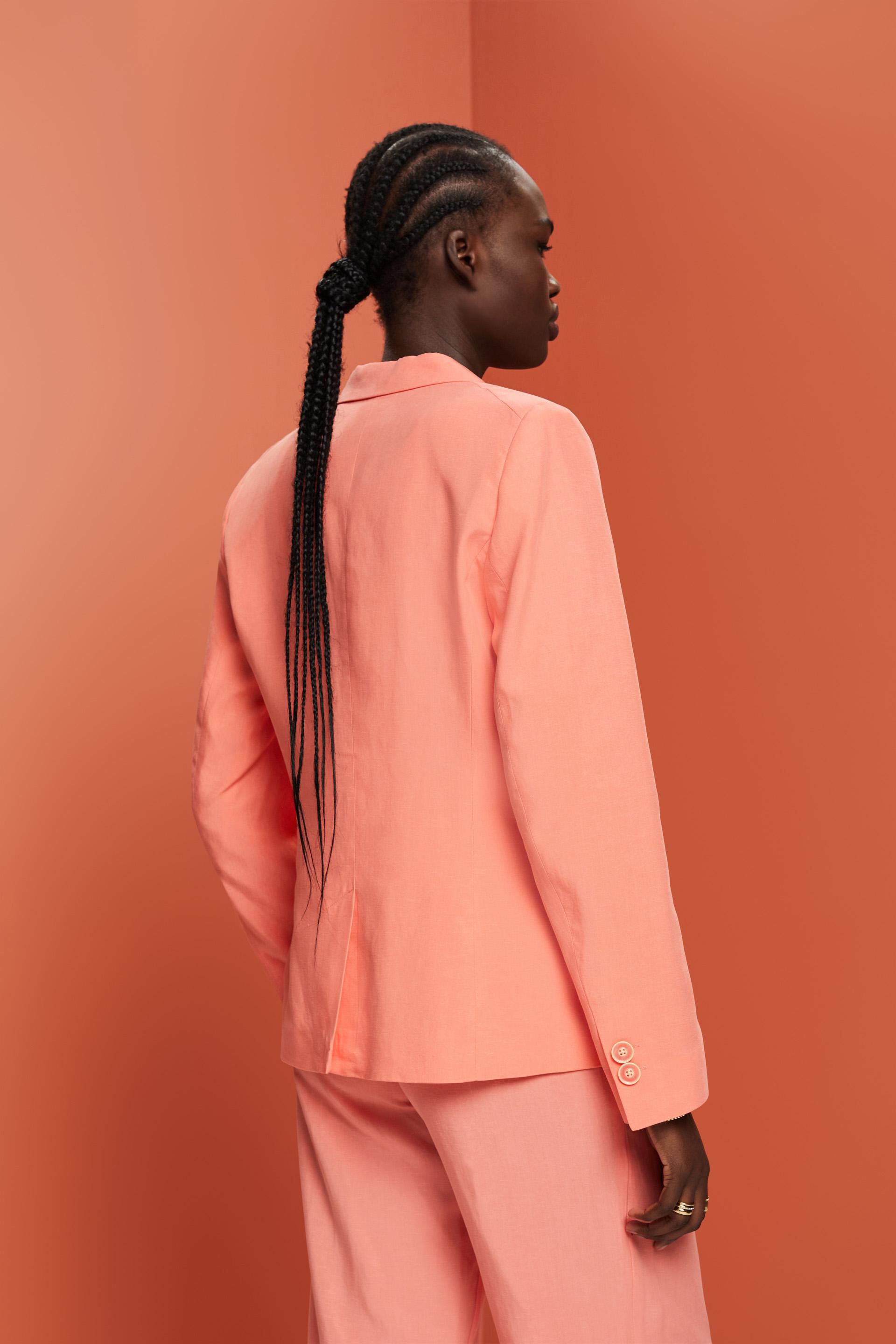 Blazer orné de dentelle aux fuseaux, TENCEL™