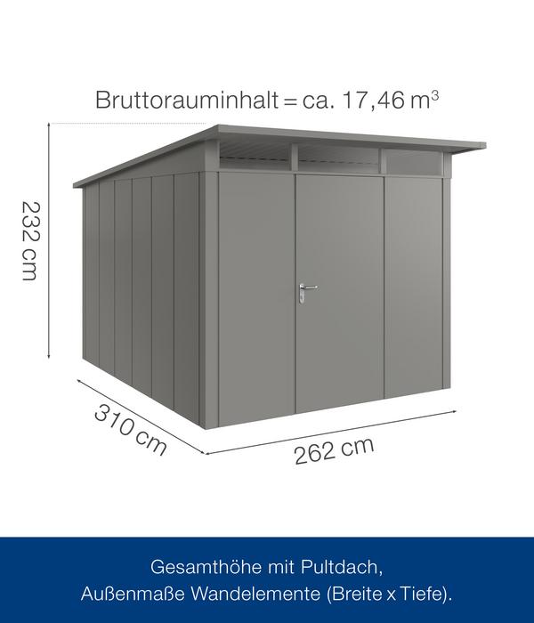 Hörmann Metallgerätehaus Juno JPD11 L-Sk