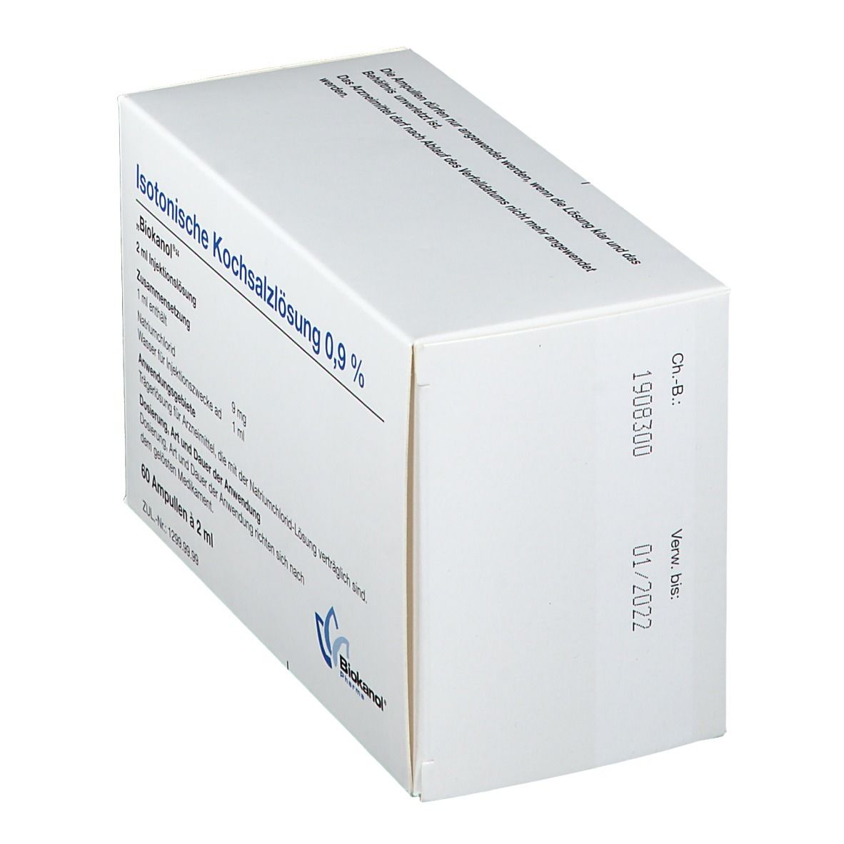 Isotonische Kochsalzlösung 0,9 % Biokanol