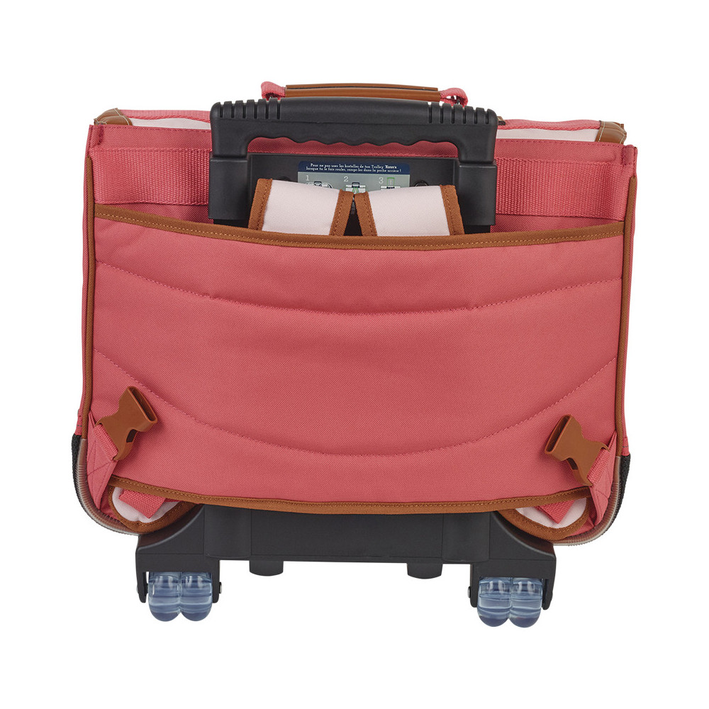 Cartable trolley Adriana rose
