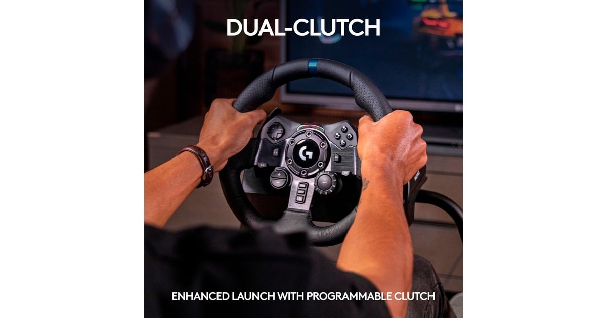 LogitechG923 TRUEFORCE stuur  (Zwart, Pc, PlayStation 4, PlayStation 5)