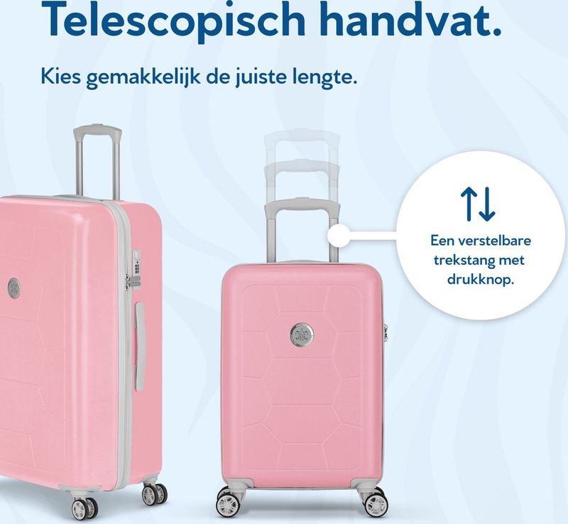 SUITSUIT - Reiskoffer - 94 Liter - ABS - Cijferslot - 360° Wielen