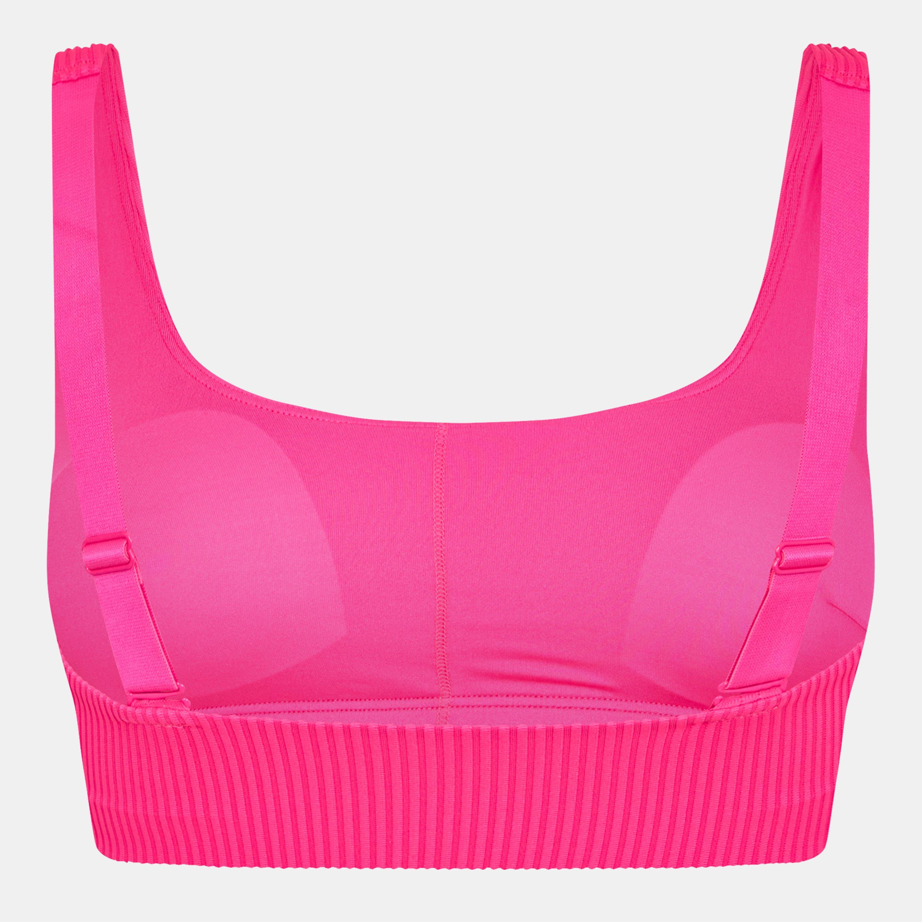 Puma Ribbed Scoop Neck Bikini Top Womens