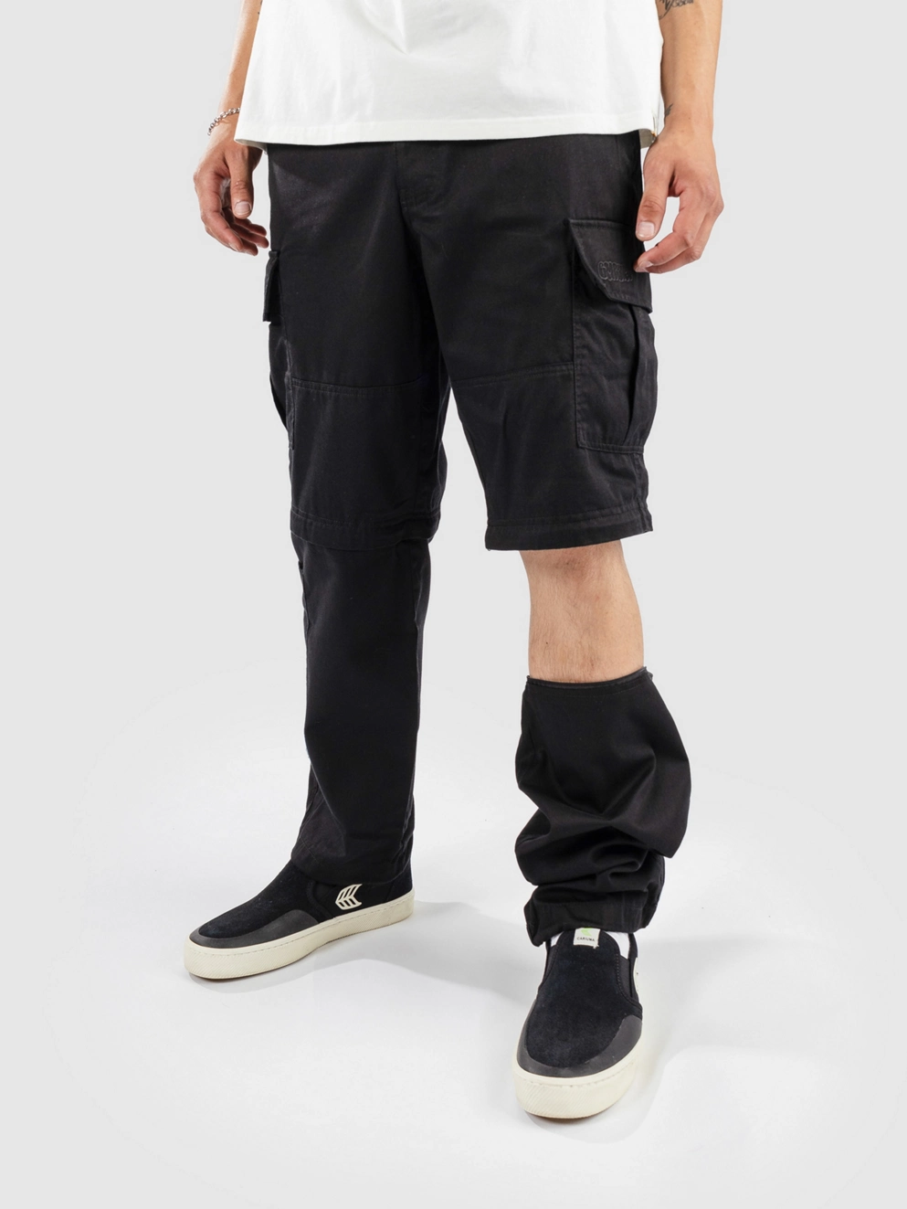 Empyre Sk8 Zip Off Cargo Pants black