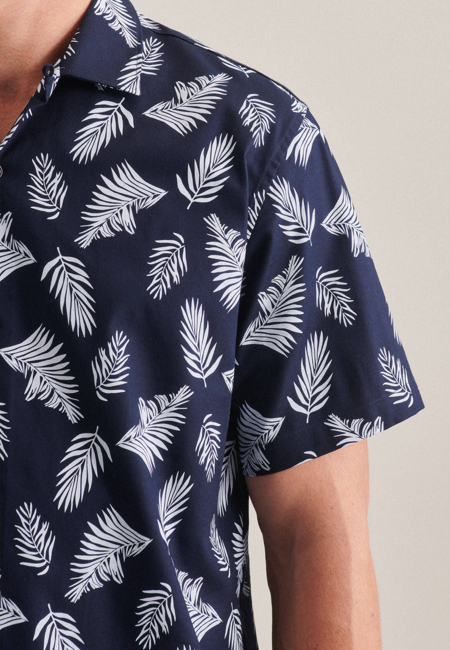 Seidensticker| Herren Casual Hemd Schwarze Rose