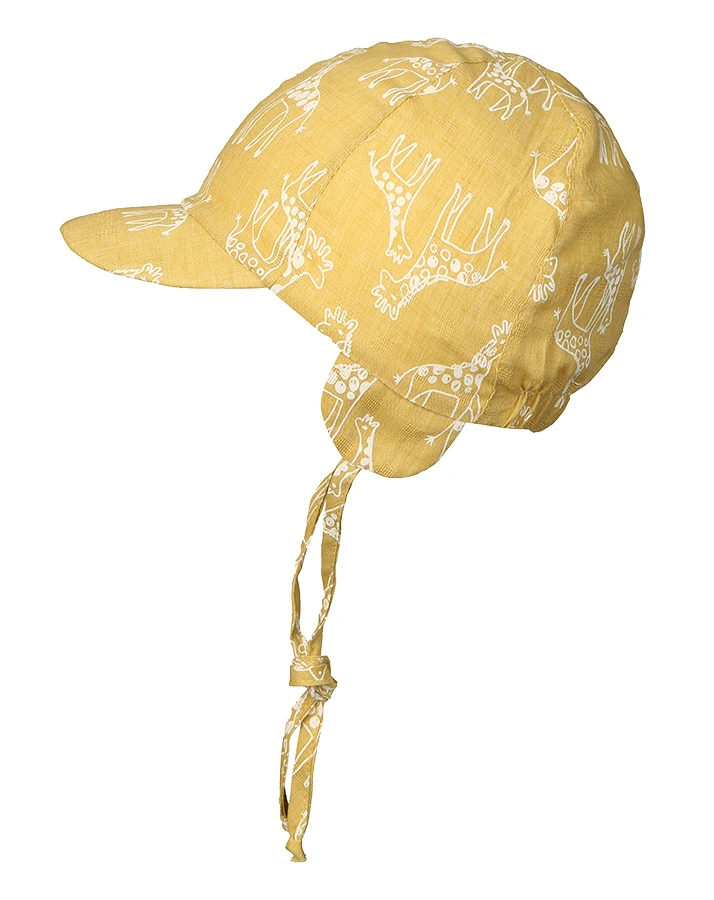 Schirmmütze GIRAFFE in gelb