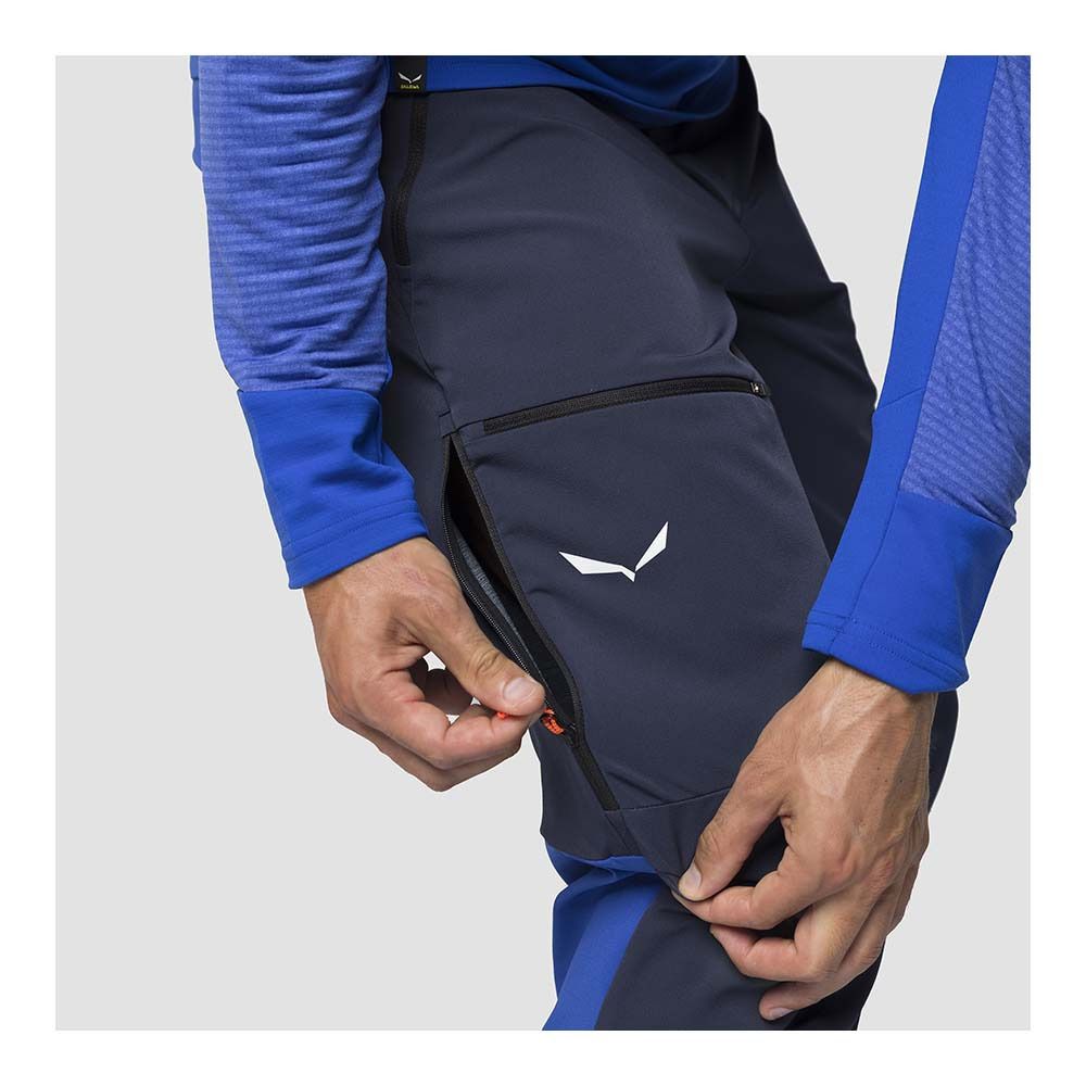 Salewa SELLA DST - Pantalon Homme navy blazer