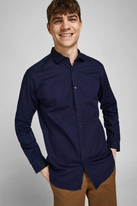 Jack & Jones blauwe heren overhemd