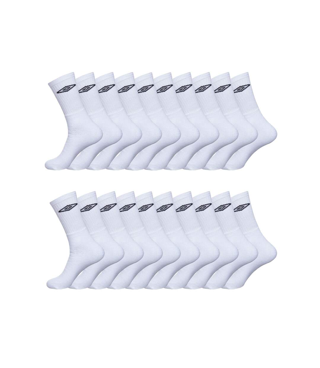 Lot de 20 Paires de Chaussettes Tennis homme