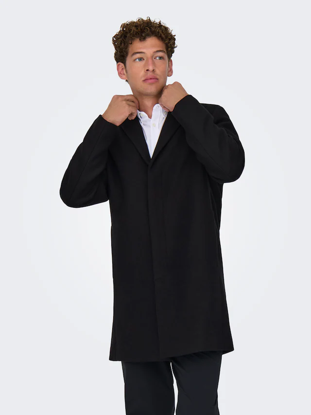 ONLY & SONS Kurzmantel »ONSARON WOOL COAT OTW«