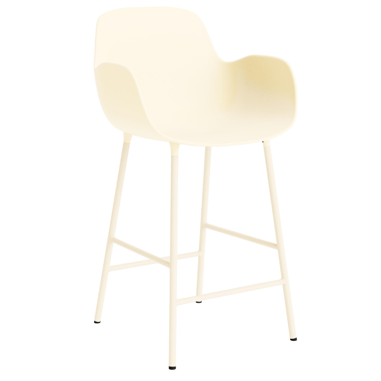 Normann Copenhagen Form Armchair barkruk 75cm creme
