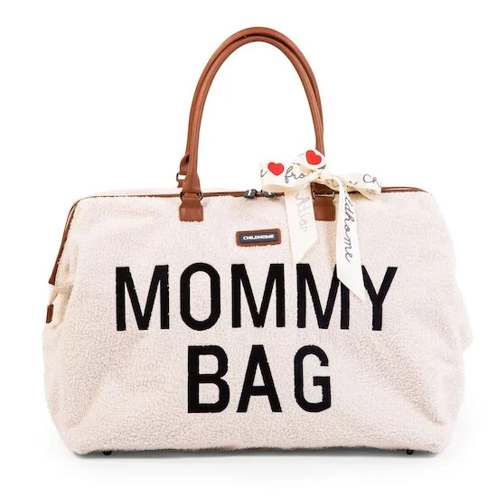 Sac à langer Mommy Bag   Teddy écru        de               Childhome