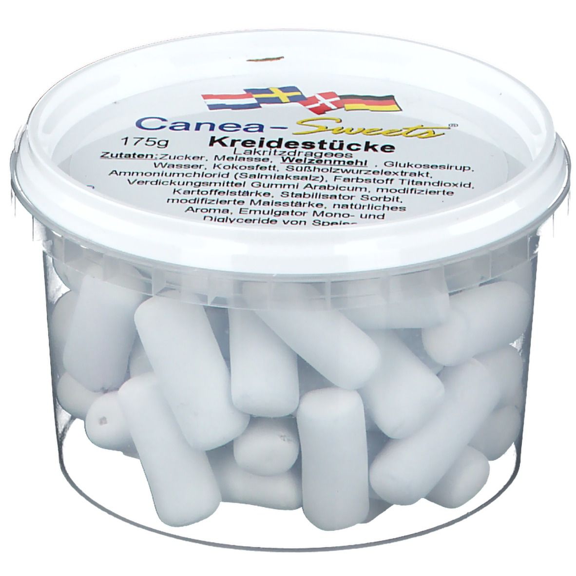 Canea-Sweets Kreidestücke Lakritz