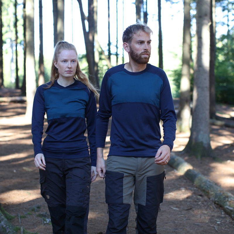 Asivik Explorer Merinould Crew Neck, herre - Spejder Sport