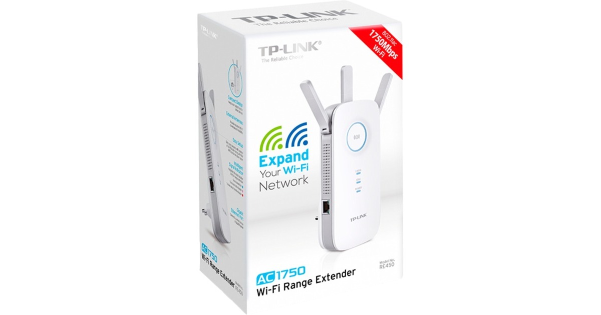 TP-LinkRE450 Wi-Fi Range Extender AC1750 repeater  (Wit)