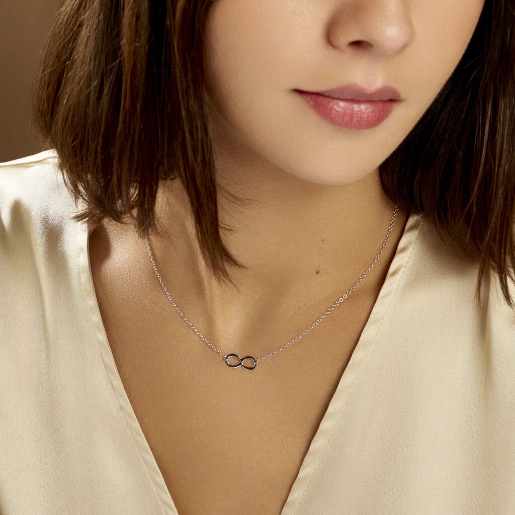 Collier Helsa Argent Blanc