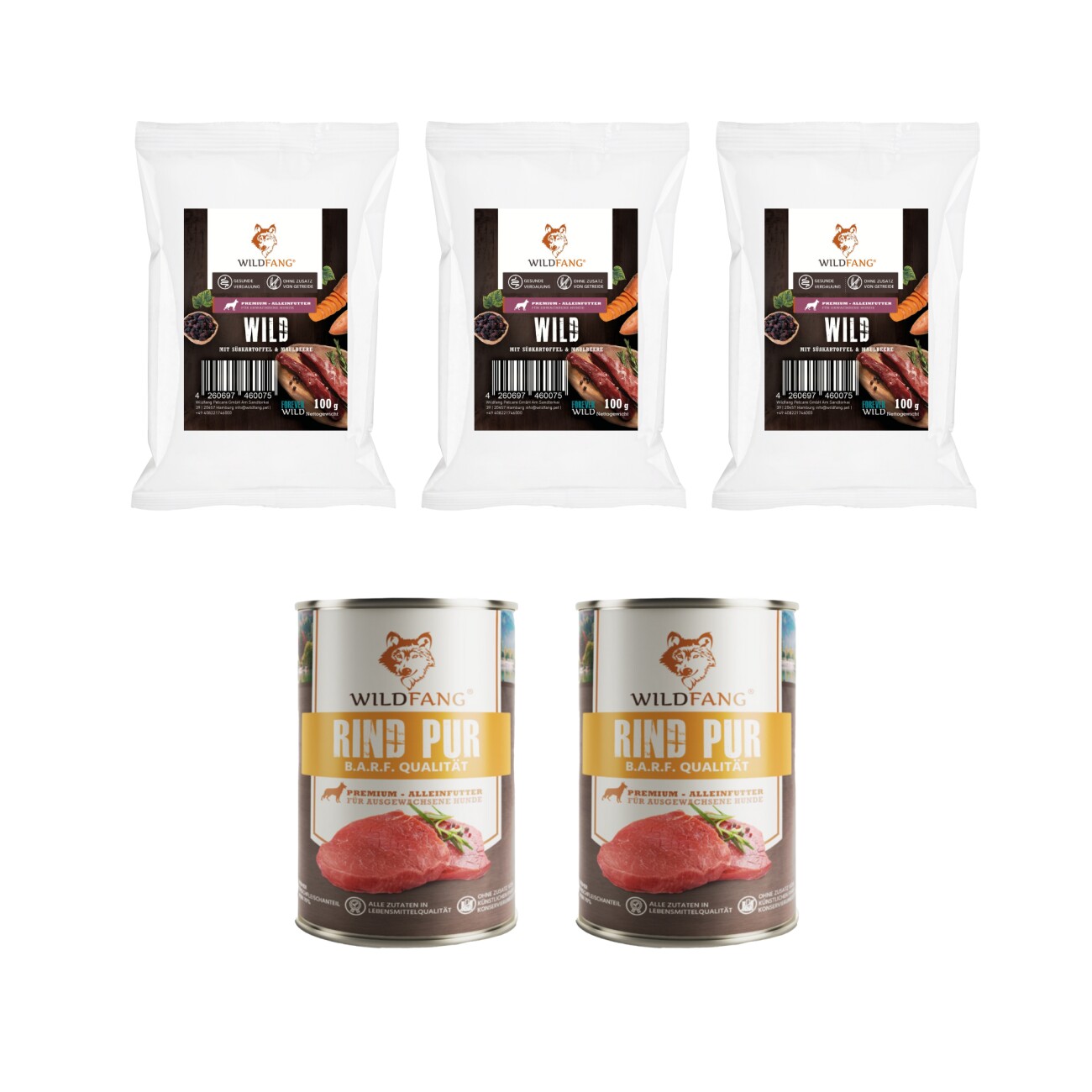 Wildfang Genussbox Adult - Trocken- & Nassfutter Wild