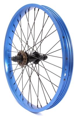 BMX Roue Arriere Bleu 20  14mm KHEbikes