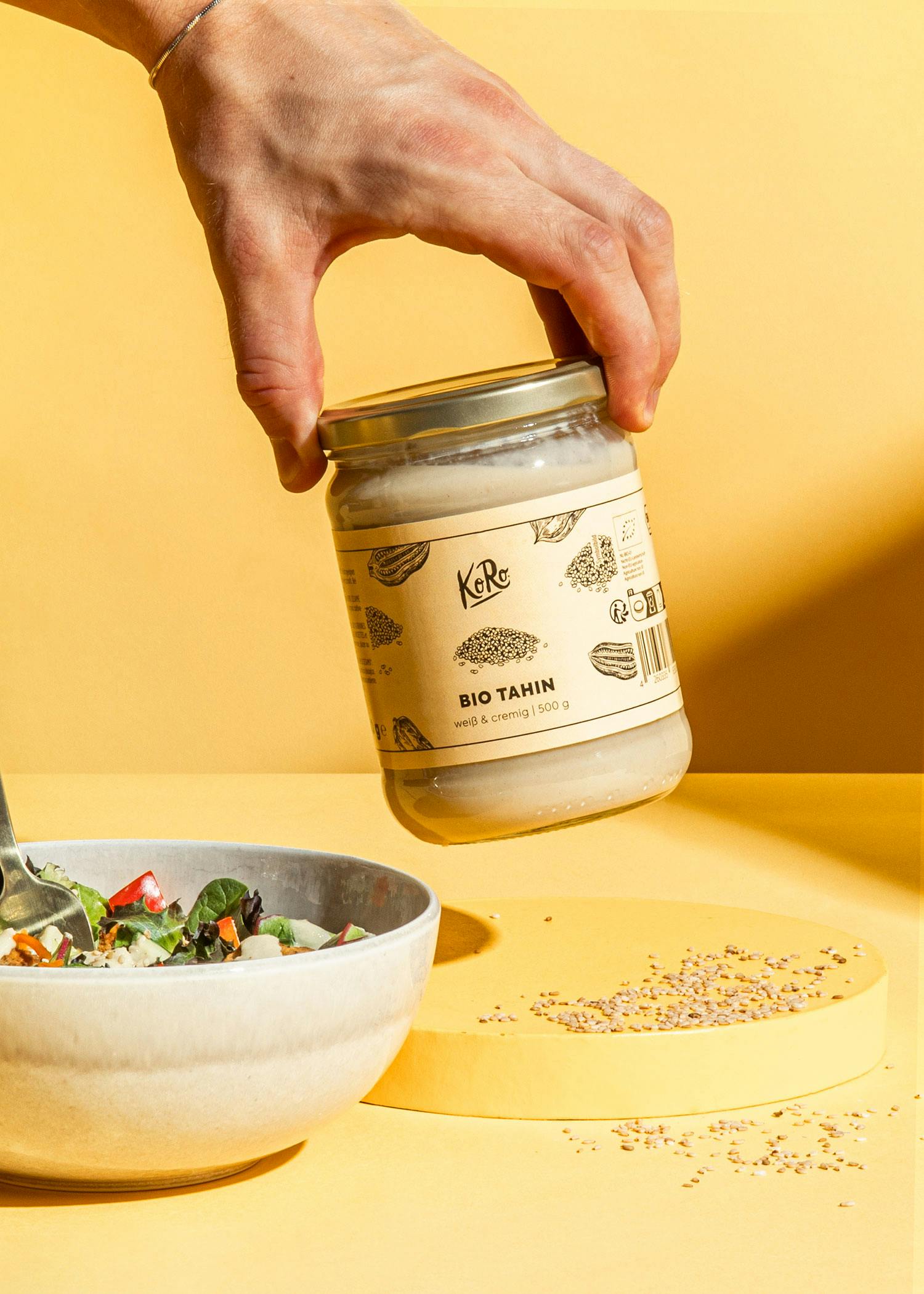 Weißes Bio Tahini 500 g