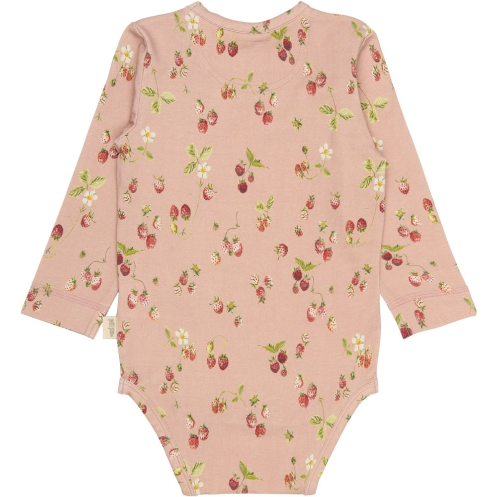 Køb Petit Piao Misty Rose Strawberry AOP PPStar L_S Body