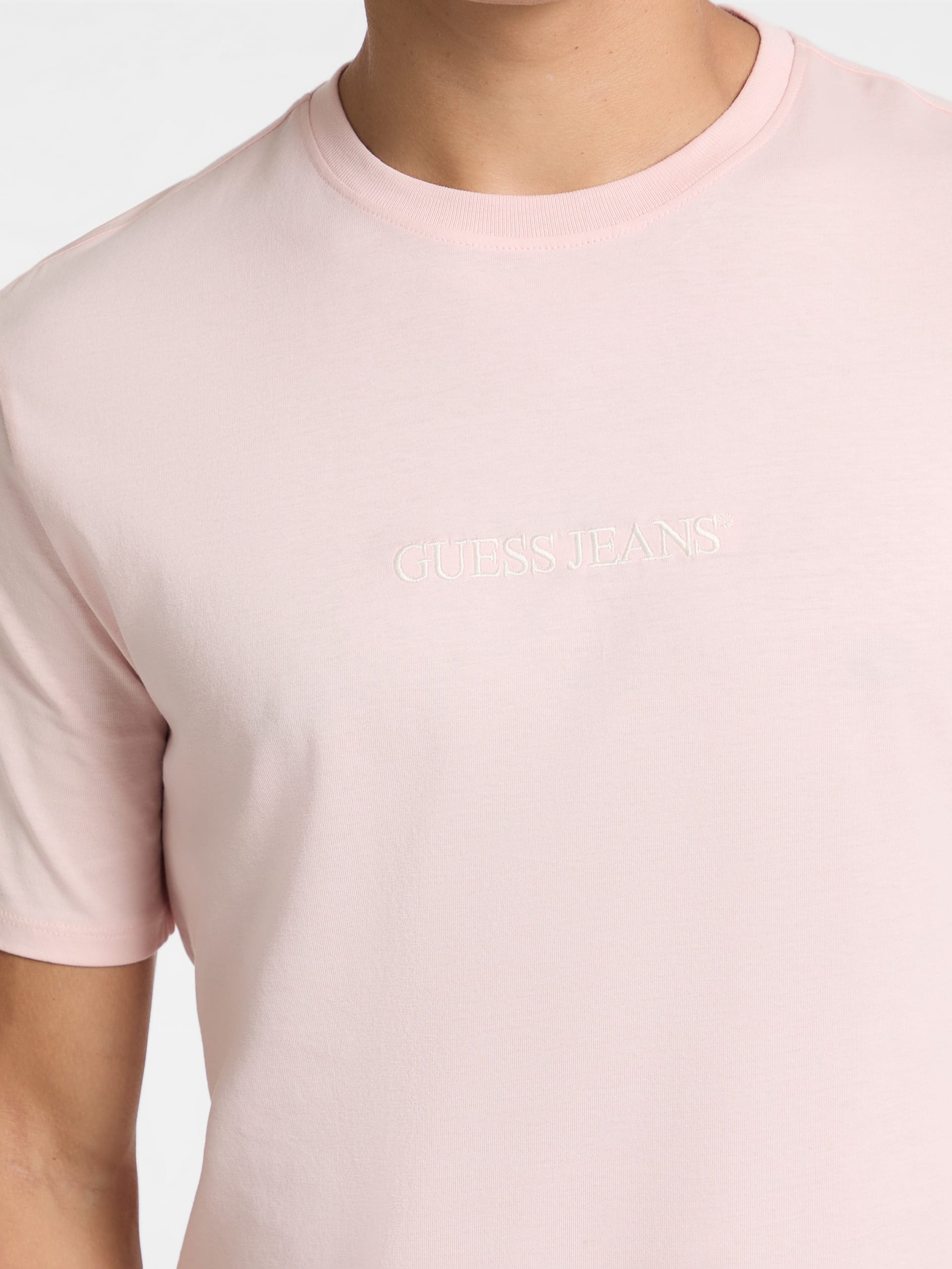 Camiseta Slim com Logo Bordado
