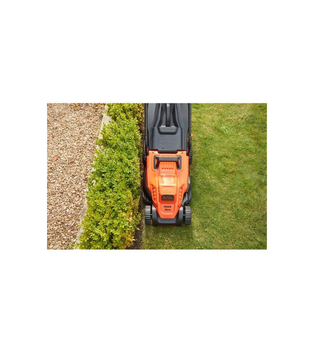 Tondeuse a gazon - black & decker - 1600 w - largeur de coupe : 38 cm