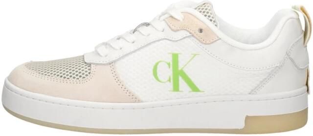 Calvin Klein Witte Lage Sneakers Basket Cupsole Low Xray