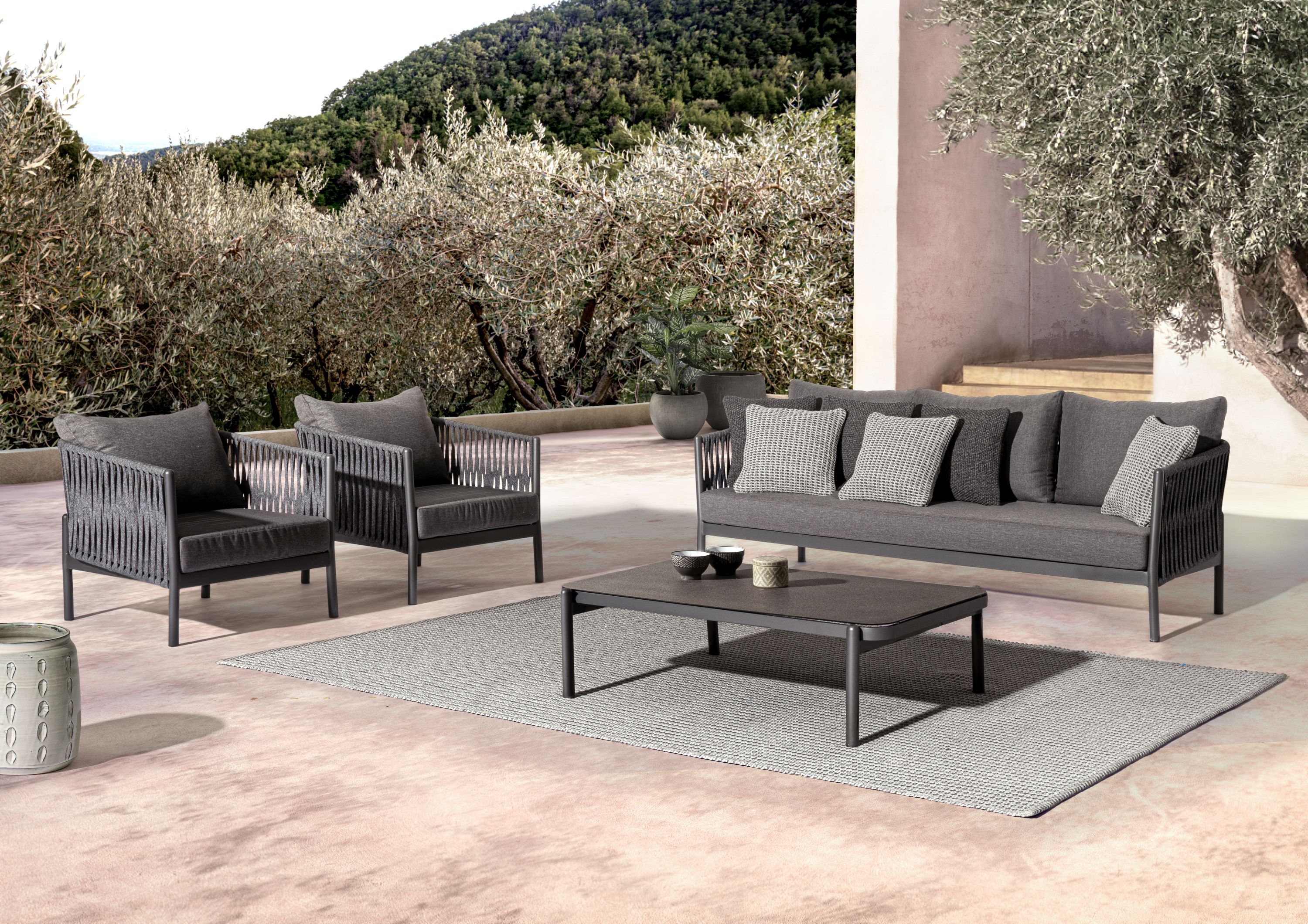 Loungetisch FLORENCIA anthr.