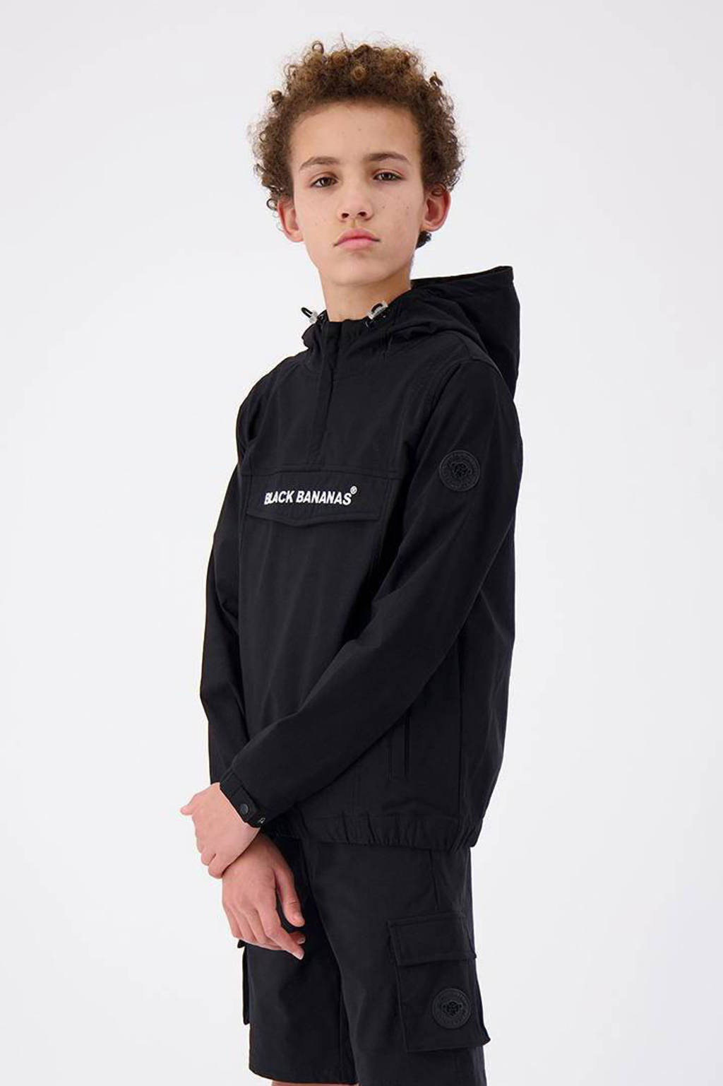 BLACK BANANAS anorak zomer zwart