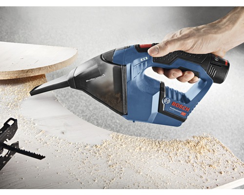 Bosch Professional GAS 12V accustofzuiger inclusief 1 x vlakfilter en kierenzuigmond, zonder accu en oplader
