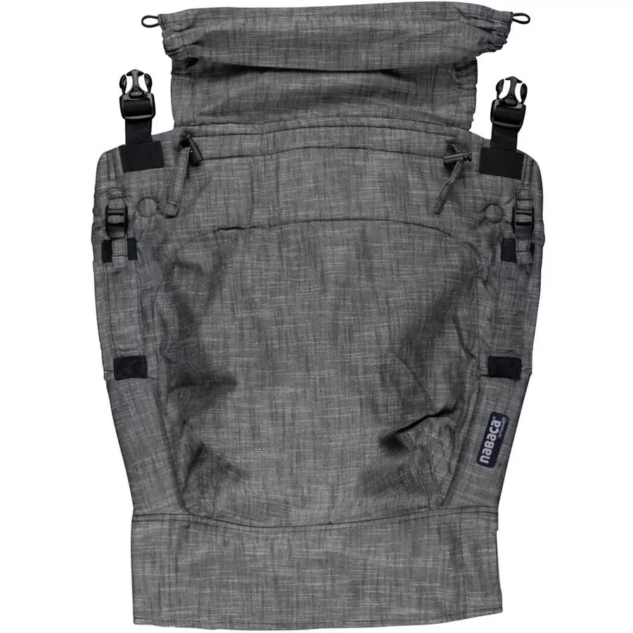 Hoppediz Tragezubehör Nabaca Zusatzpanel  Größe L Popeline Denim schwarz