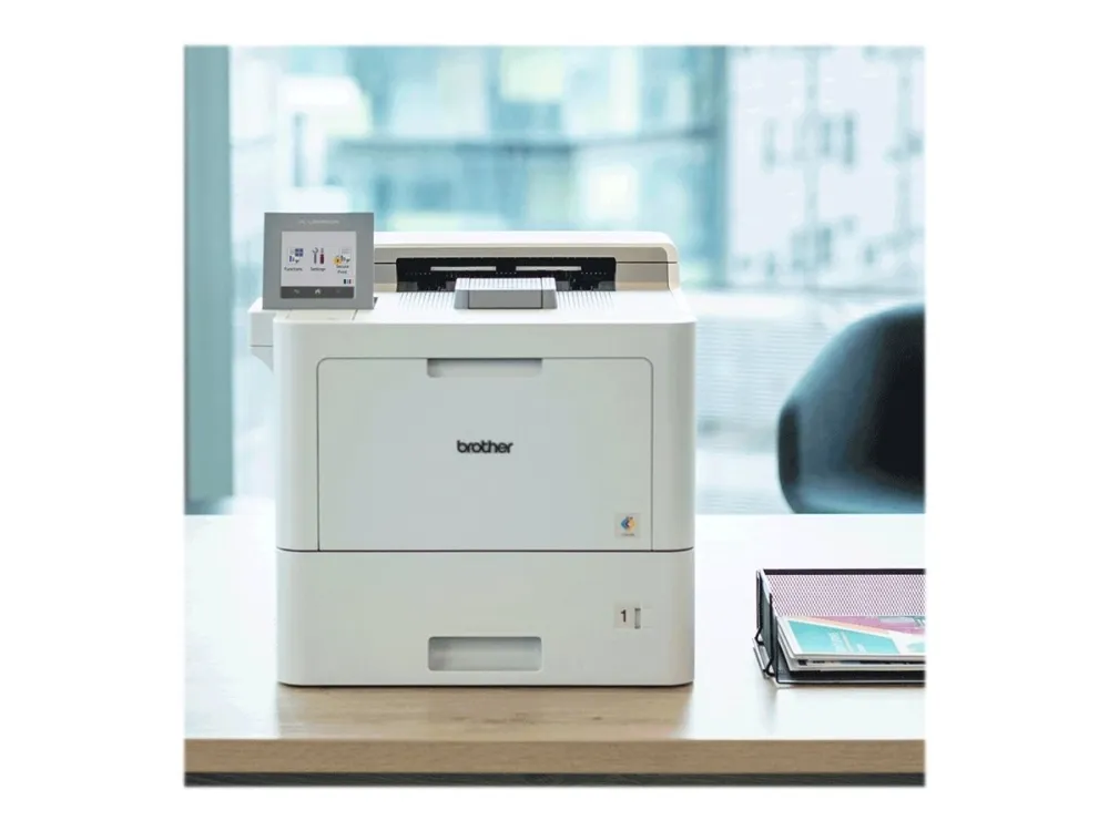Brother HL-L9470CDN - Printer - farve - Duplex - laser - A4 - 2400 x 600 dpi - op til 40 spm (mono) / op til 40 spm (farve) - kapacitet: 620 ark - USB 2.0, Gigabit LAN, USB vært, NFC