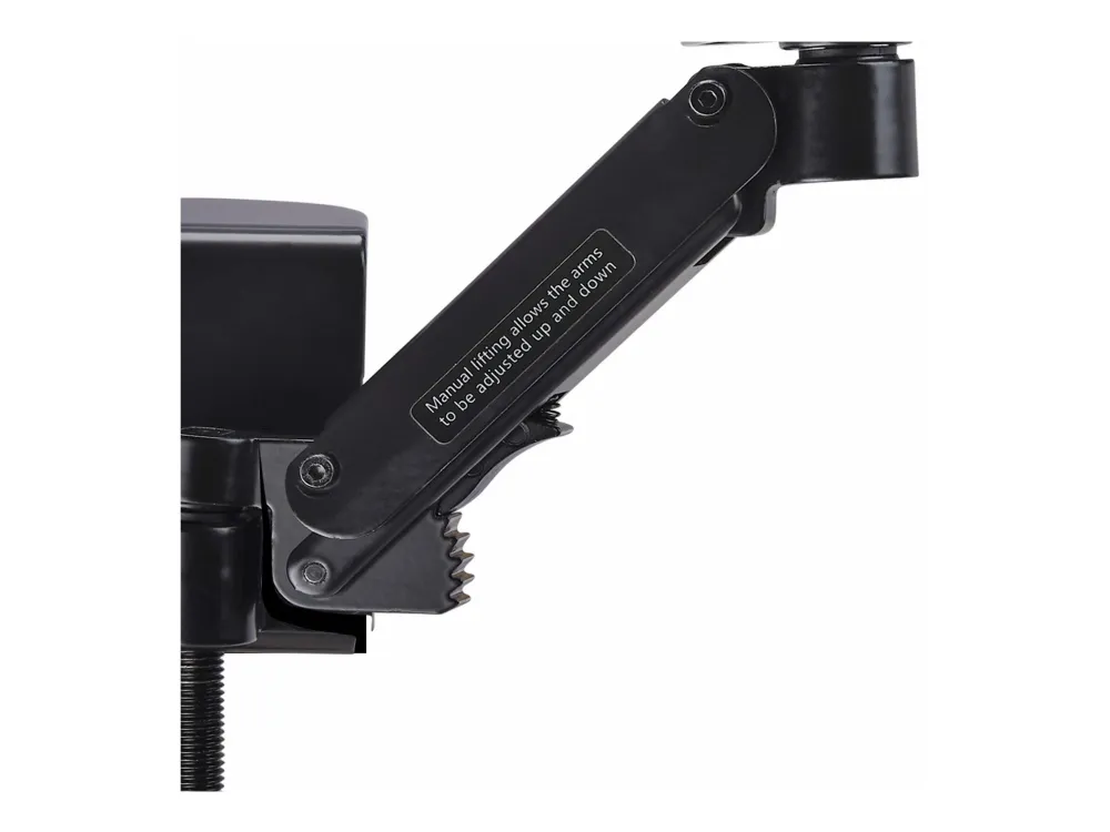 StarTech.com Adjustable Arm Rest For Desk, Clamp-On Install/No Drilling - Monteringssæt (armstøtte) - aluminium, stål, plastik - sort - skrivebordsmonterbar