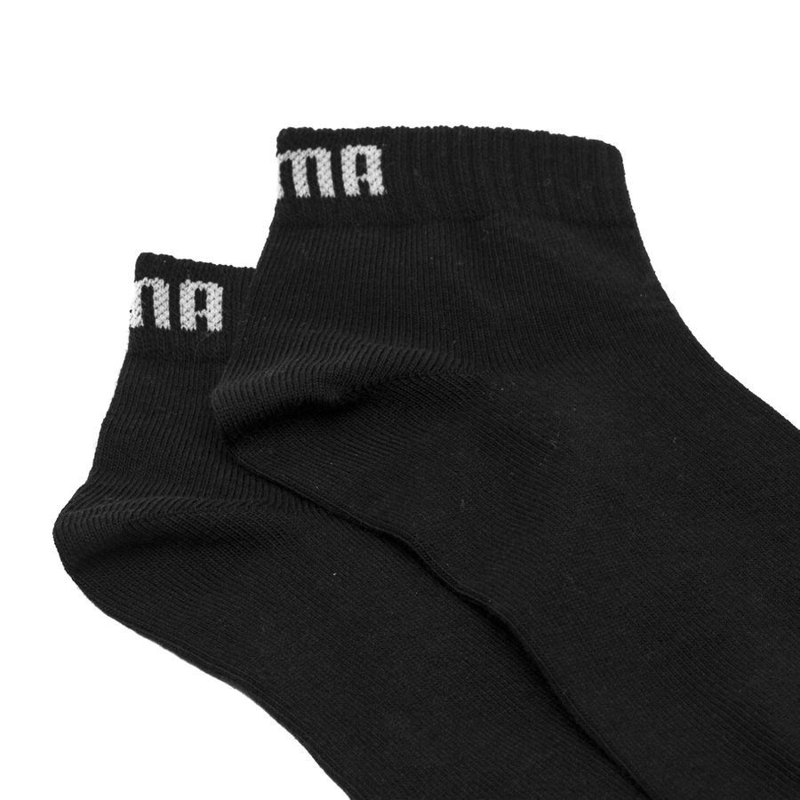 PUMA Socquettes Quarter Pack de 3 - Noir/Blanc Enfant